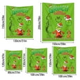 Cyinyin Grinch Christmas Decorations Grinch Flannel Digital Printed