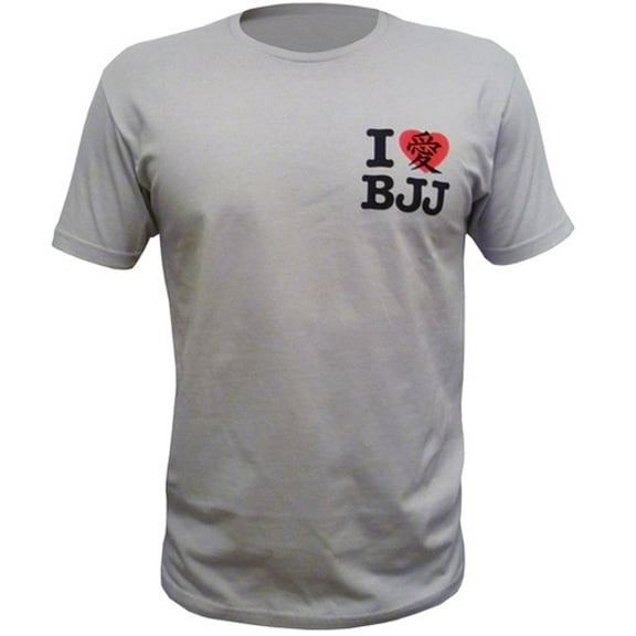Fuji Sports I Love BJJ Men's T-Shirt - Gray