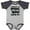 Baseball Heather and Navy, variant on Inktastic Montana Someone Loves Me Boys or Girls Baby Bodysuit