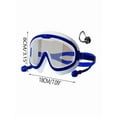 thumbnail image 2 of Kids Goggles with Comfort Fabric Strap,nose clip and earplugs Kids Swim Goggles Wide View Anti-Fog/UV No Leaking Swimming Goggles for 3-16, 2 of 7