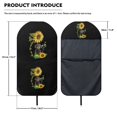 thumbnail image 7 of Uourmeti Dachshund Sunflower Theme Car Seat Towel Cover Anti-Slip, Suitable for Van Bucket Seat Truck Seat, Terry Cloth Car Seat Cover for Trucks Vans, 7 of 7