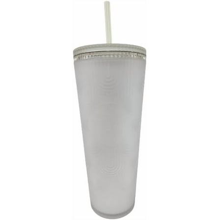 Starbucks Fall 2024 Clear Soft Touch Siren Scale Cold Cup Tumbler, Venti 24 oz