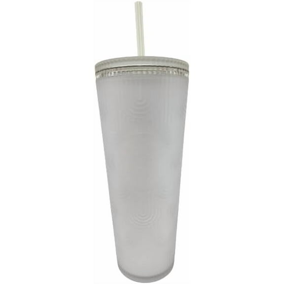 Starbucks Fall 2024 Clear Soft Touch Siren Scale Cold Cup Tumbler, Venti 24 oz