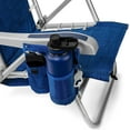 thumbnail image 5 of Homevative Cooler+ Folding Backpack Beach Chair with 5 Positions, Towel bar, XL Cooler Pouch, Storage Net, Cup and Phone Holder, Sunshine, 2 Pack, 5 of 7