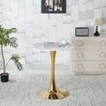 thumbnail image 3 of Miniyam 23.6" Square Dining Table, Small Wood Breakfast Table for Apartment, Kitchen or Studio, Modern Compact Dining Table for 2, White, 3 of 8