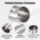 thumbnail image 4 of 2uds OD 3" 45 Grados Inoxidable Acero Curva Tubo Escape Codo Tubo, 4 of 7