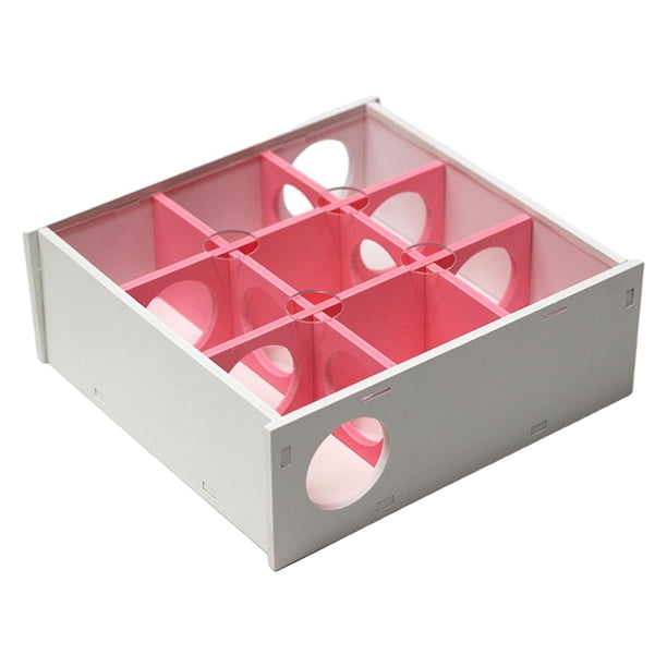 Laberinto de túneles para hámsteres, casa de juegos, juguetes, actividad deportiva para hámsteres, jerbos y ratones. Rosa