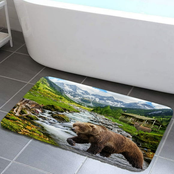 Bear Bathroom Rugs