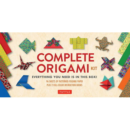 Complete Origami Kit : [Kit with 2 Origami How-To Books, 98 Papers, 30 Projects] This Easy Origami for Beginners Kit Is Great for Both Kids and (Best Reloading Kit For Beginners)