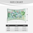 thumbnail image 6 of Daiia Succulent Bedding Waterproof Pillow Protector Zippered Queen – Bed Bug Proof Pillow Encasement-16"x24", 6 of 9