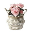 thumbnail image 2 of Nordic Woven Basket Plant Rattan Box Sundries Organizer Desktop Container Holder, 2 of 9