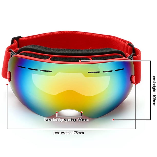 Nieve Protección Uv Antivaho Gafas De Esquí De Snowboard Yuarrent OD008105-00
