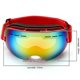 thumbnail image 1 of Nieve Protección Uv Antivaho Gafas De Esquí De Snowboard Yuarrent OD008105-00, 1 of 7