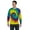 REACTIVE RAINBOW, variant on Adult 5.4 oz 100% Cotton Long-Sleeve T-Shirt REACTIVE RAINBOW M