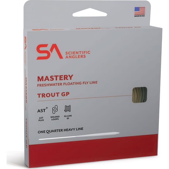 SCIENTIFIC ANGLERS Mastery Trout GP WF-5-F Butter/Sage Fly Line (147194)