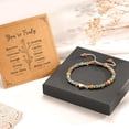 thumbnail image 3 of Sunyuer Inspirational Christmas Gifts Bracelets for Women: Natural Stone Beaded Bracelets - Birthday Gifts for Women Friends Sister Bestie Mom Daughter, 3 of 6
