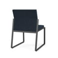 thumbnail image 5 of Gansett Reception Waiting Room Armless Guest Chair / Charcoal Steel / Blue, 5 of 5
