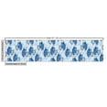 thumbnail image 3 of Ambesonne Floral Fabric by the Yard Upholstery, Blossoming Flowers Aquatic, 2 Yards, Sea Blue and Soft Blue, 3 of 5