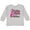 AC-Heather Grey, variant on Inktastic Breast Cancer Awareness We Wear Pink in October Girls Long Sleeve Toddler T-Shirt