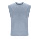 thumbnail image 4 of Camiseta de tirantes de cuello redondo para hombre, de gamuza, deportiva, de poliéster, con cuello redondo, 4 of 8