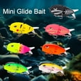 thumbnail image 2 of Mini Glide Bait, Micro Glide Bait, Mini Glides Baits for Bass Fishing, MultiJointed Swimbait Wobbler Slow Sinking Swimming Baits with Double Hook for Freshwater Saltwater Fishing(Black), 2 of 7