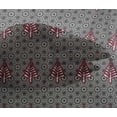thumbnail image 4 of oneOone Viscose Chiffon Black Fabric Tree & Geometric Block Craft Projects Decor Fabric Printed By The Yard 42 Inch Wide, 4 of 4