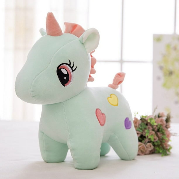 55cm Plush Unicorn Toys Soft Stuffed Rainbow Cute Unicorn Doll Animal Horse Doll Toys High Quality Cotton Best Gifts For KidsPink25cm He Qiyong unisex