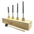 thumbnail image 2 of TISHITA 4 Pieces Testing Tuning Fork Yoga Tuner Forks for Classroom Use Repair Sound B, 2 of 8