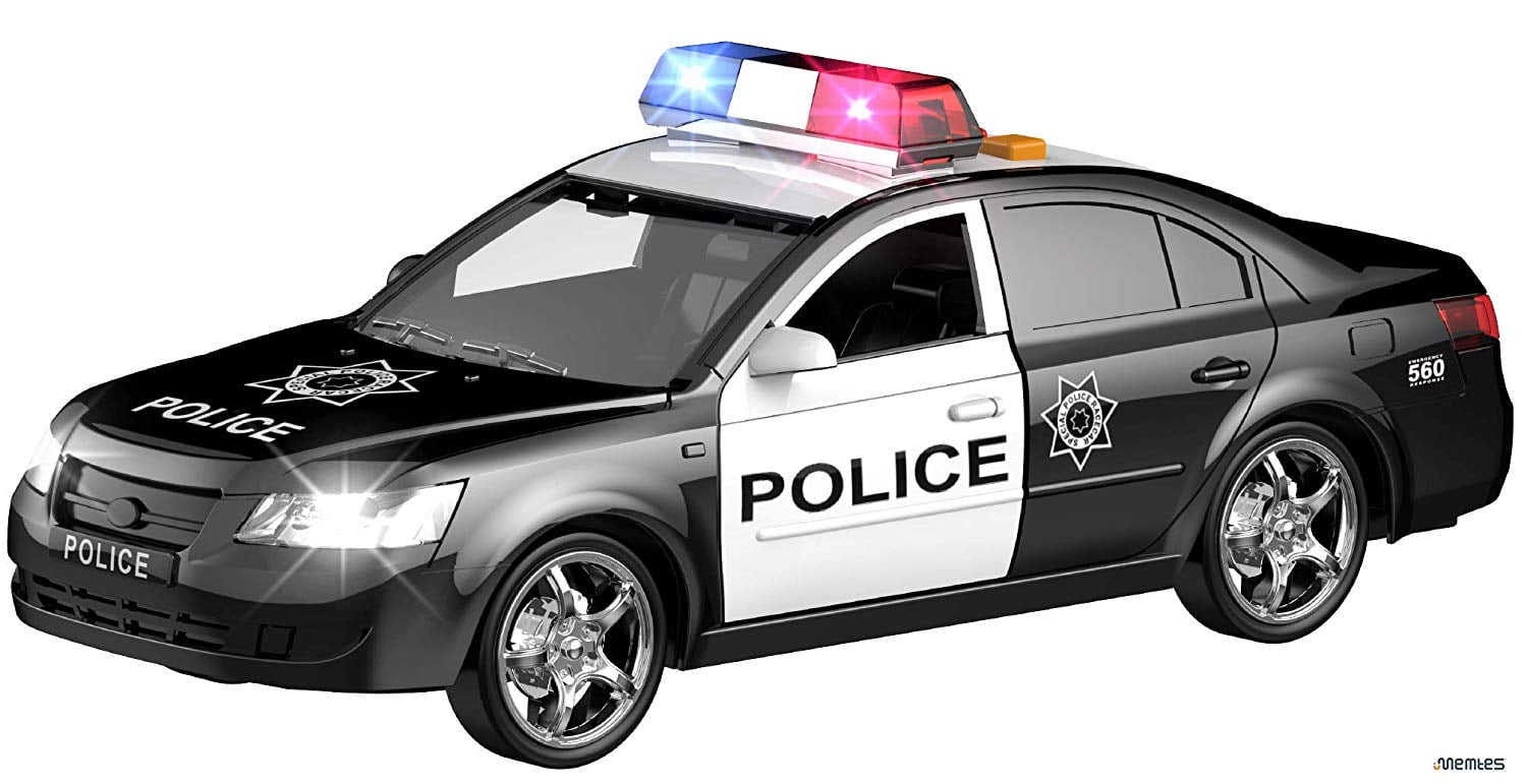 green police car toy