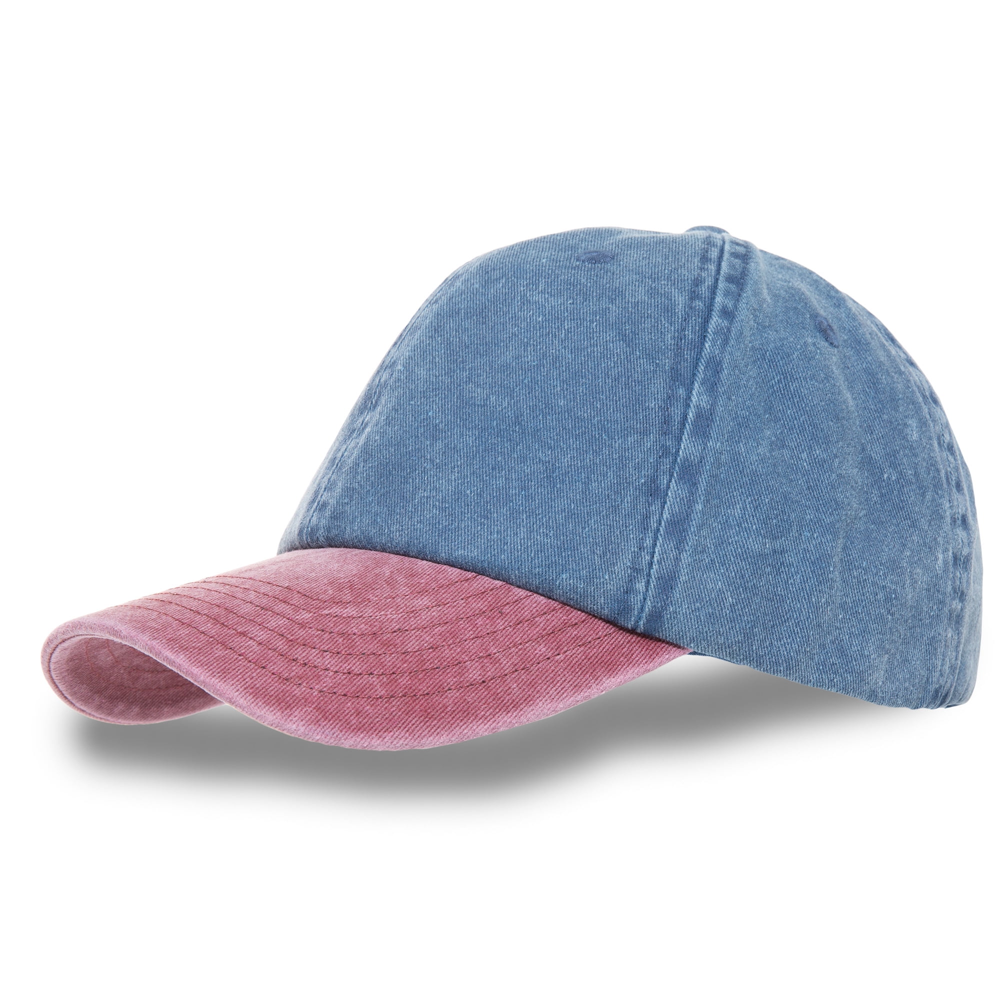 Vintage Washed Cotton Baseball Cap - Adjustable Dad Hat For Men & Women
