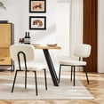 thumbnail image 6 of CONCETTA Mid-century Modern Dining Chairs, Kitchen Chairs Set of 4, White, 6 of 7