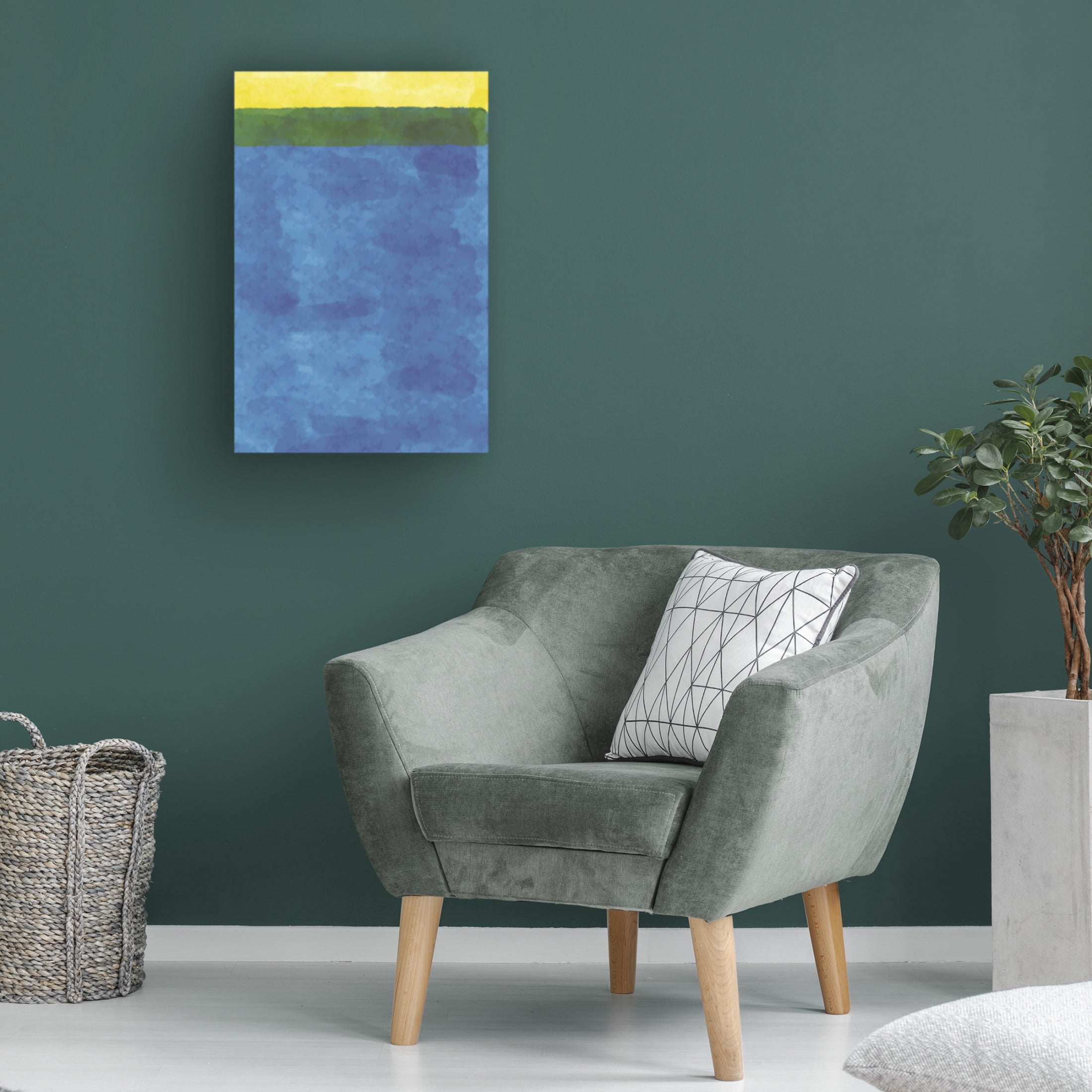Trademark Fine Art jay stanley Minimal Watercolor 3 Canvas Wall Art