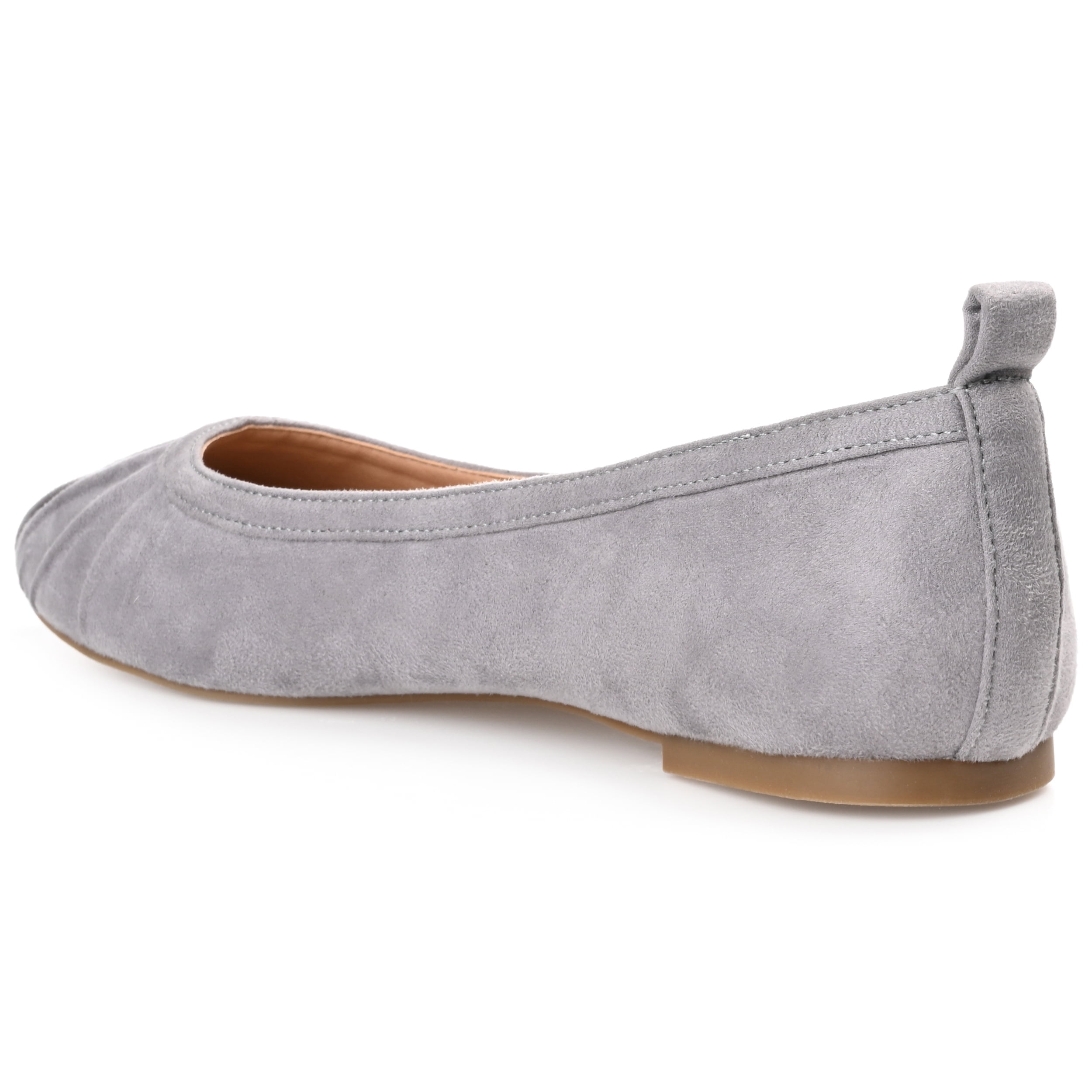 Journee Womens Tannya Slip On Round Toe Ballet Dress Flats