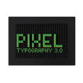 thumbnail image 1 of Pihel Typography 3.0 Pixel Desktop Photo Frame Ornaments Picture Art Painting, 1 of 3