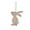 A, variant on Pisexur Easter Bunny Decorations Spring Decor Easter Decorative Supplies Wooden Bunny Pendant Bunny Ornament Easter Basket Stuffers for Kids