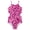 Purple Leopard, variant on Serdomi Girls One Piece Rainbow Gradient Side Cut-out Swimsuits Big Kid Bathing Suit with Adjustable Straps Size 6X/7