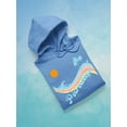thumbnail image 3 of Paradise Groovy Wave Banner Hoodie Women -Image by Shutterstock, Female 5X-Large, 3 of 4
