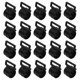 thumbnail image 1 of Camping Clips Awning Pole Clips for Tent Suspension 30Pcs Black Plastic, 1 of 3