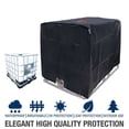thumbnail image 4 of Cubierta para contenedor IBC, cubierta negra para contenedor IBC, cubierta protectora anti-UV y anti-lluvia, cubierta impermeable para tanques exteriores de 1000 l, evita la formación de algas, 4 of 5