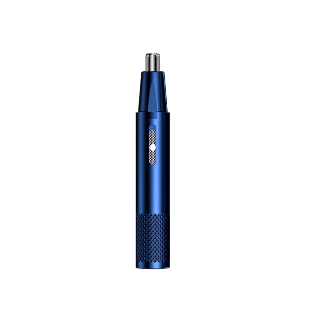Qarigey Cortadora de pelo de nariz para hombre y mujer, recortadora portátil, afeitadora, eliminación automática de seguridad, herramienta de recorte, Juegos de afeitado Azul Tipo 1 Qarigey CE013875-02B
