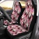 thumbnail image 2 of Juego de 2 fundas para asientos de coche ABPHQTO color rosa hojas de tinte de corbata protector universal, 2 of 4