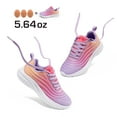 thumbnail image 3 of BURUDANI Girls Boys Tennis Sparkle Glitter Lace-Up Athletic Running Sneakers, 3 of 6
