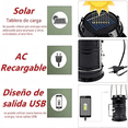 thumbnail image 4 of Lampara De Campismo Solar Recargable Multiple Power Bank negro, 4 of 5