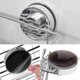 thumbnail image 4 of Estante de ducha, cesta de almacenamiento de ducha sin perforaciones, estante organizador de pared de acero inoxidable para baño, cocina, especias, champú, 4 of 5