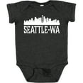 thumbnail image 3 of Inktastic Seattle Washington Skyline Wa Cities Boys or Girls Baby Bodysuit, 3 of 5