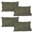 thumbnail image 1 of Cojín Riñonera Decorativa Rectangular Verde Set de 4, 1 of 3