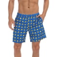 thumbnail image 3 of LRD Men's Swim Trunks with Compression Liner 7 Inch Inseam Gangsta Ducks / Pool L, 3 of 5