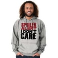 thumbnail image 5 of Spoiler Alert Rude Sarcastic Humor Hoodie Sweatshirt Women Men Brisco Brands M, 5 of 6