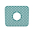 thumbnail image 2 of 12 X 12 Inch Silicone Sink Mat, Flexible Non-Slip Drainage Pad with Hollow-Out Design, Durable Stain-Resistant Kitchen Sink Protector Mat for Kitchen Sink, Countertop, Dishwashing, 2 of 6