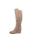 thumbnail image 3 of Brinley Co. Womens Comfort Extra Wide Calf Microsuede Wedge Boot, 3 of 6